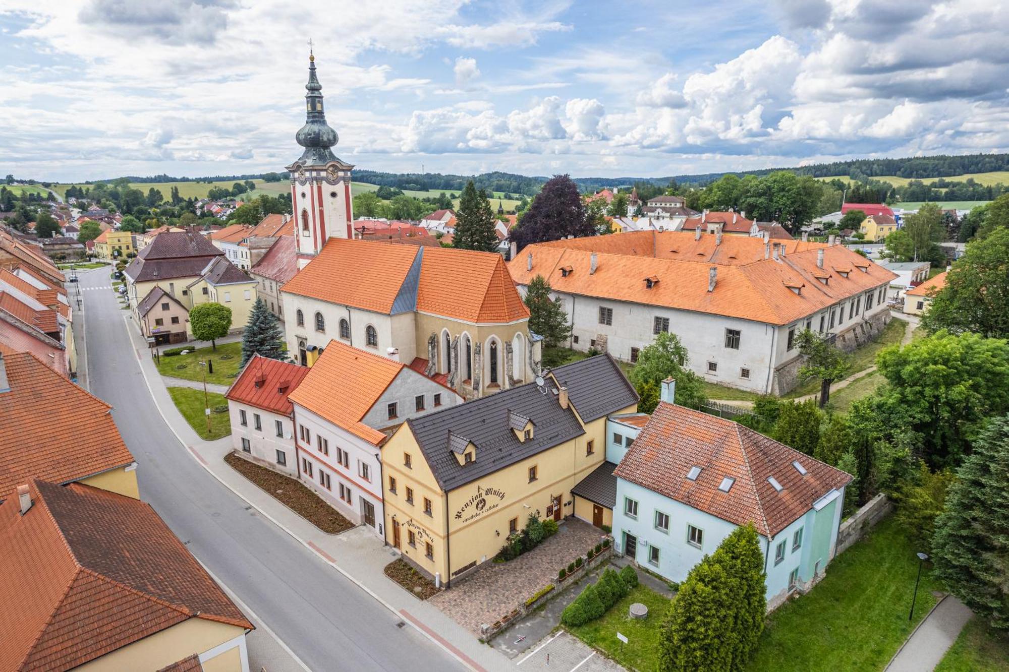Penzion Mnich Nová Bystřice Exterior foto